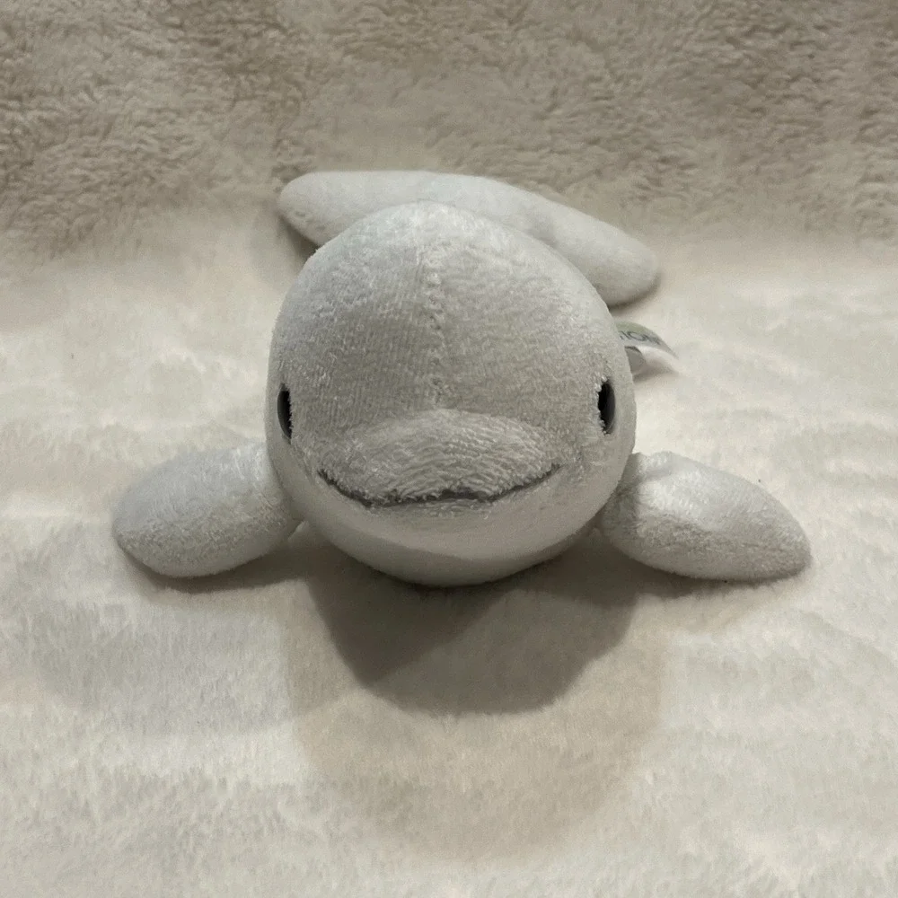 Aurora Destination Nation Beluga Whale‎ Plush White Nearly 11